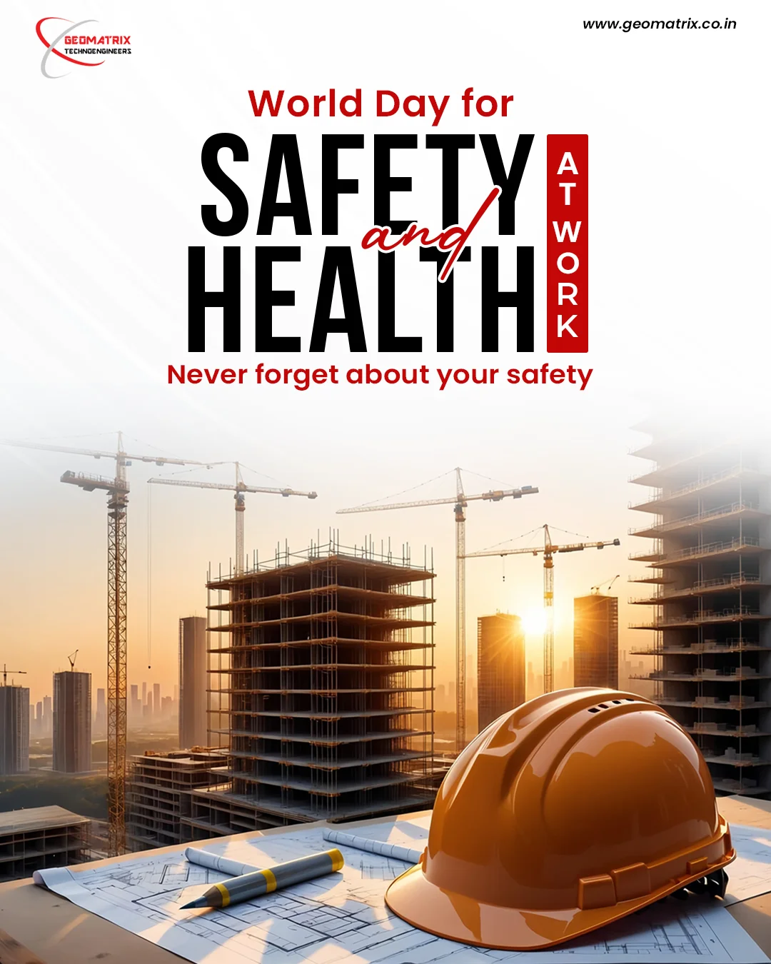 Geomatrix World Safety Day Post