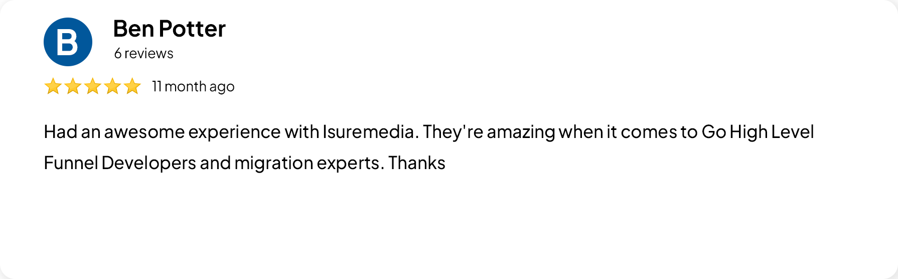 Client review 3