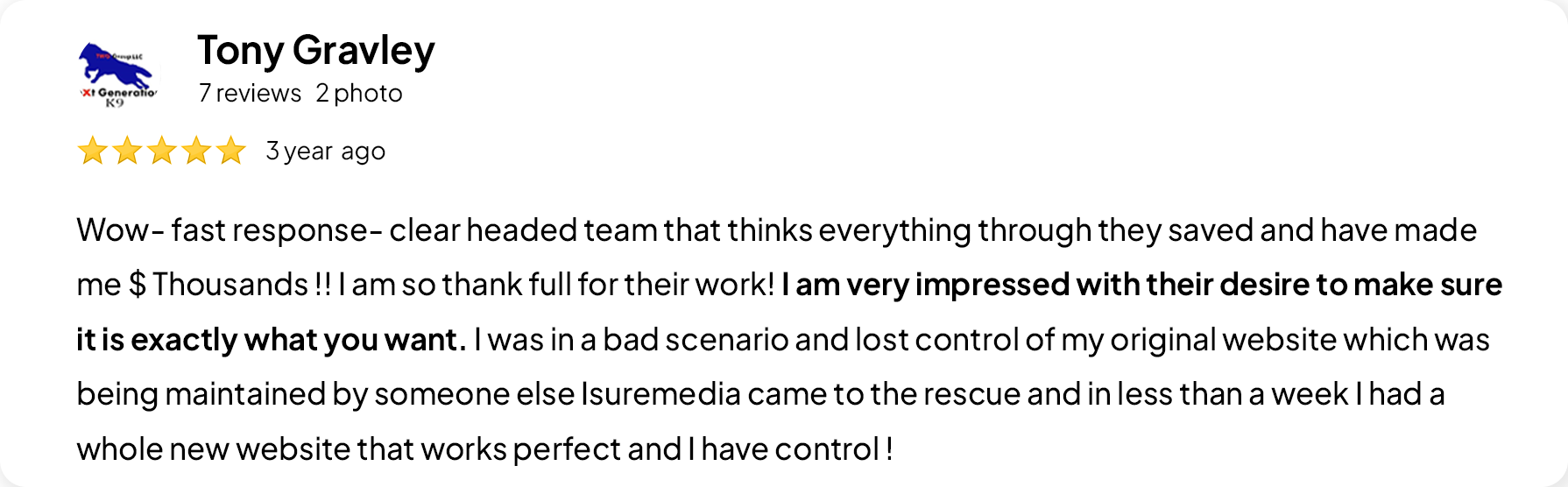 Client review 12